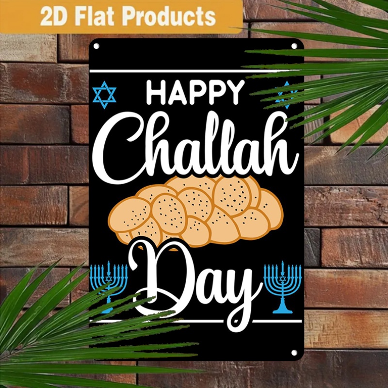 Art & Craft Hari Raya - CIFBUY Vintage Jewish Challah Menorah Aluminum