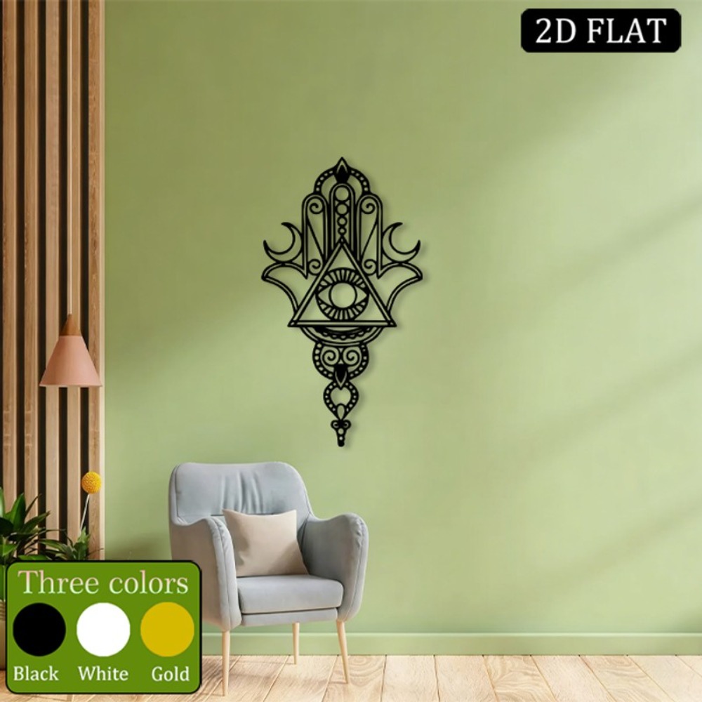 Art & Craft Hari Raya - CIFBUY Iron Wall Art Hamsa Evil