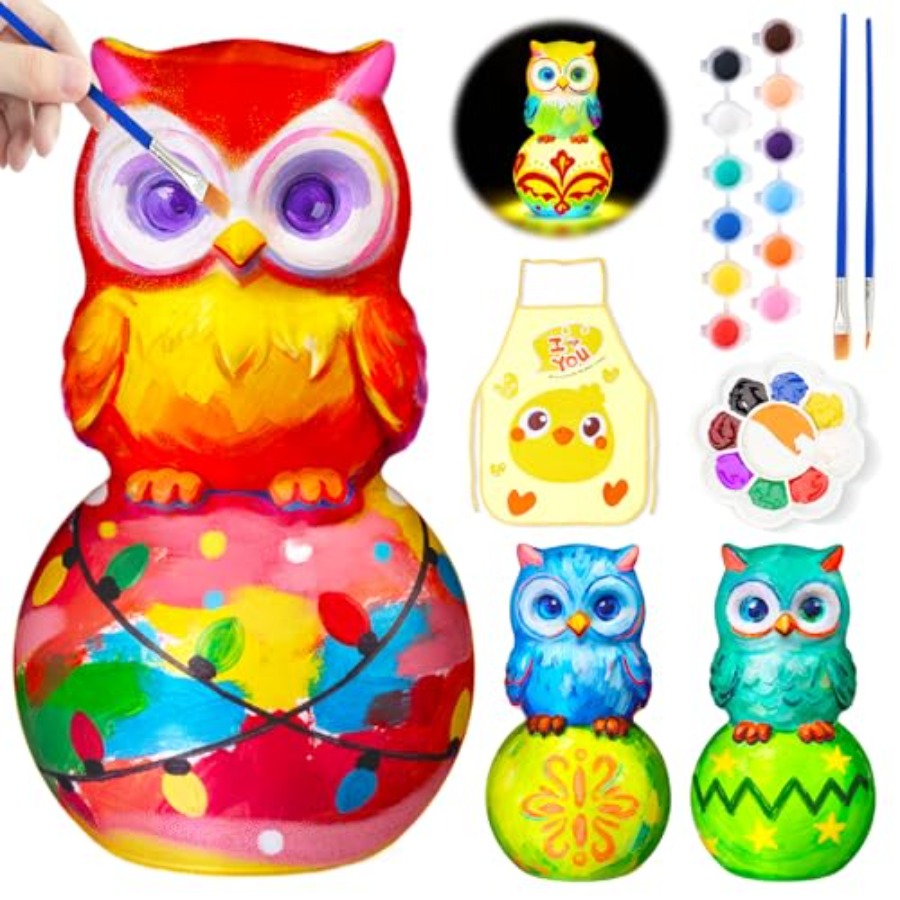Light Art And Craft - Paint Your Own Lamp Kit, Arts