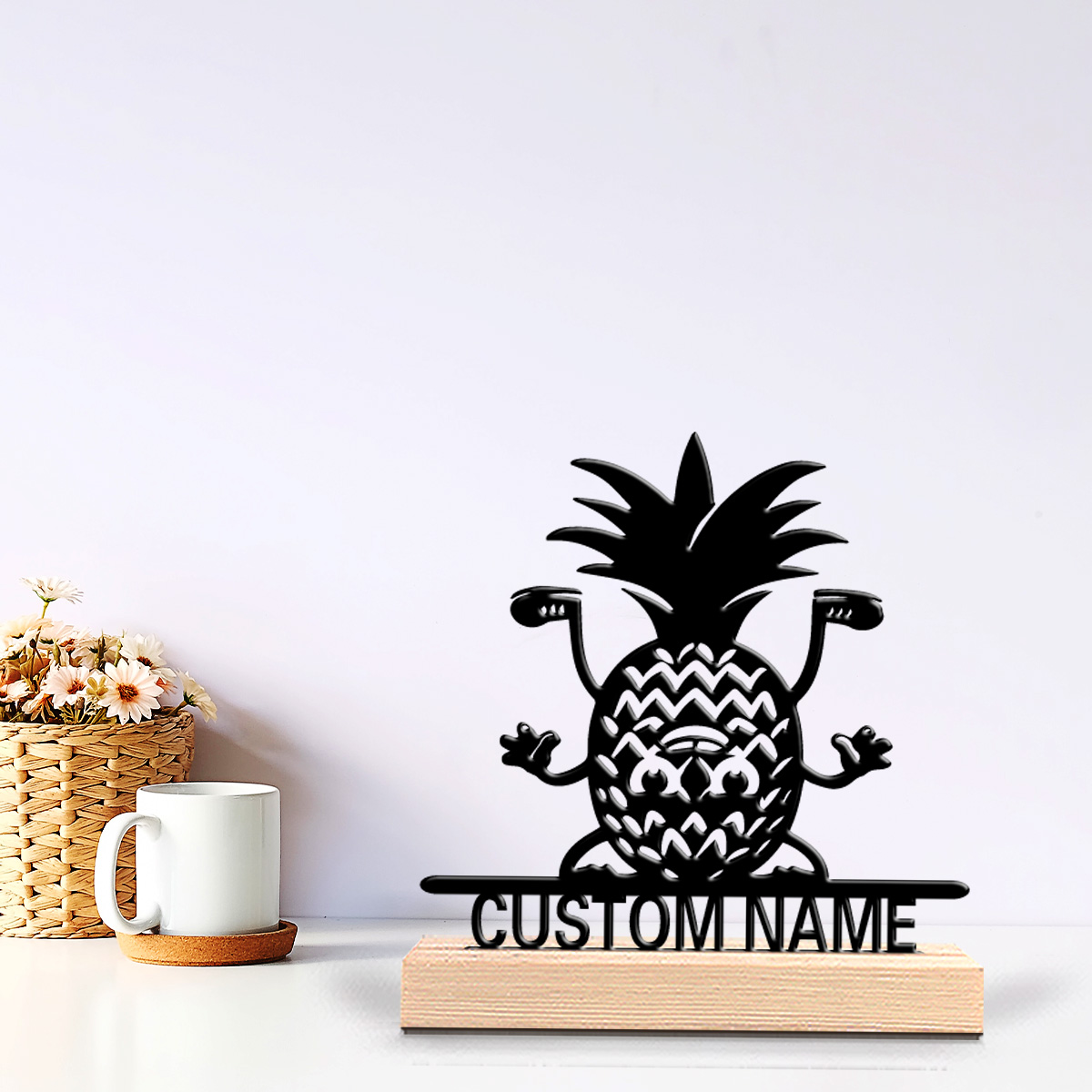 Art Craft Names - 1pc Fashion Pineapple Custom Name Tin