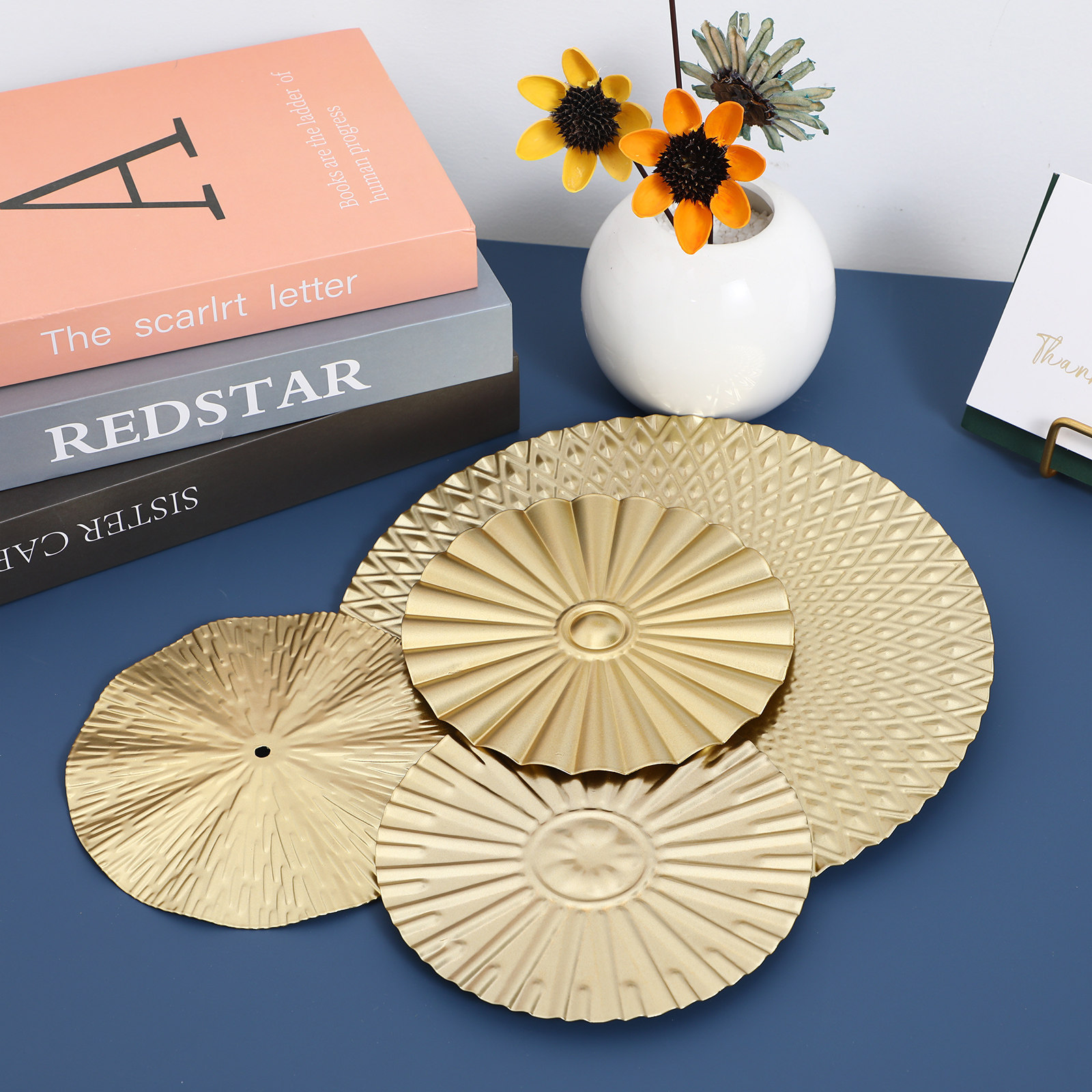 Art And Craft Sunglasses - 4Pcs Metal Wall Art Sunglasses Irregular