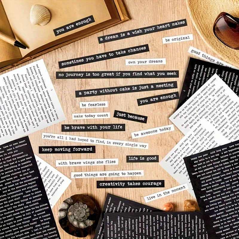 Art And Craft Photos - 406pcs Inspirational Quote Stickers Positive for