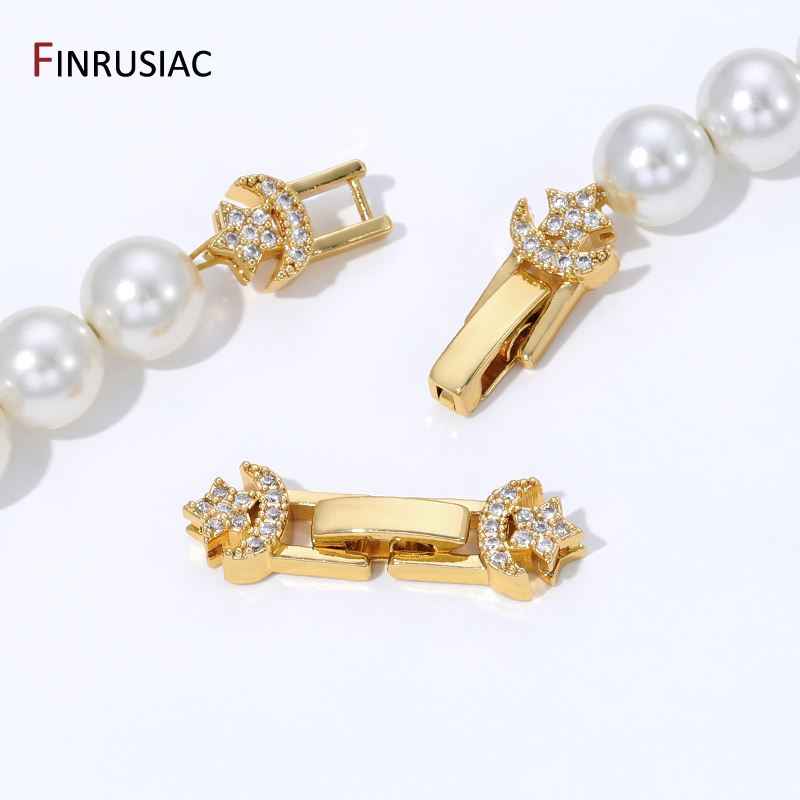 Art Craft Diy - 18K Gold Plated Brass Pearl Clasp