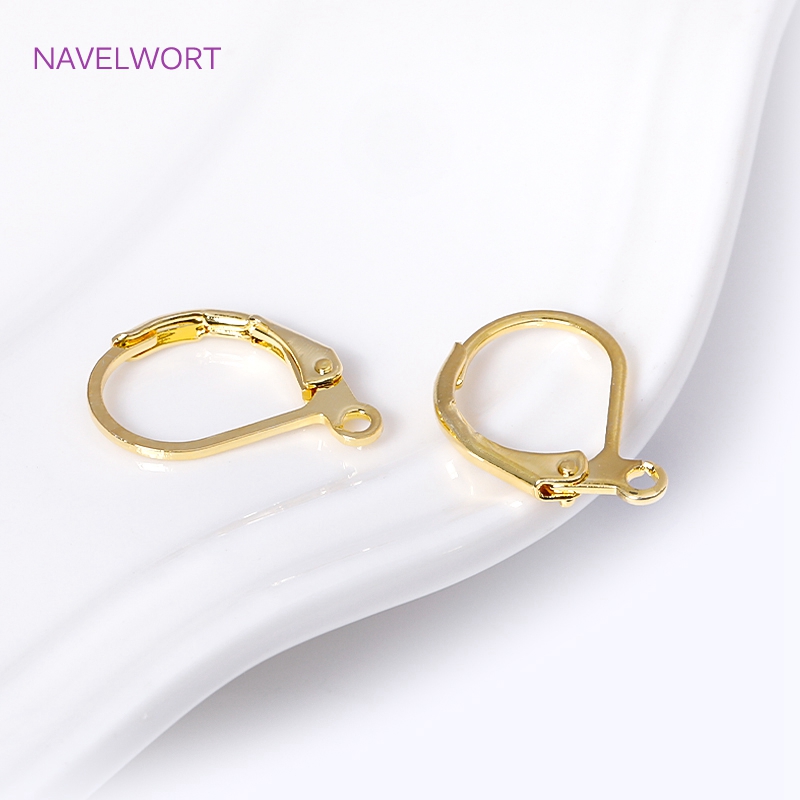 Art Craft Diy - Fashion French Earring Lever-Back Earwires 18K