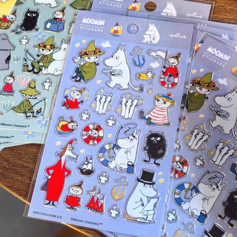 Art Craft Diy - Moomin Cartoon Decorative Stickers DIY Craft