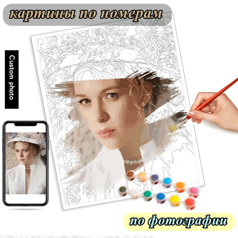Photo Custom Painting By Numbe - Art And Craft Photos recension och pris