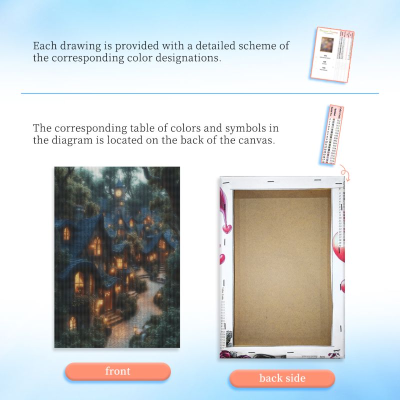 RUOPOTY Framed House 5d Diamon - Art Craft Kits For Adults recension och pris