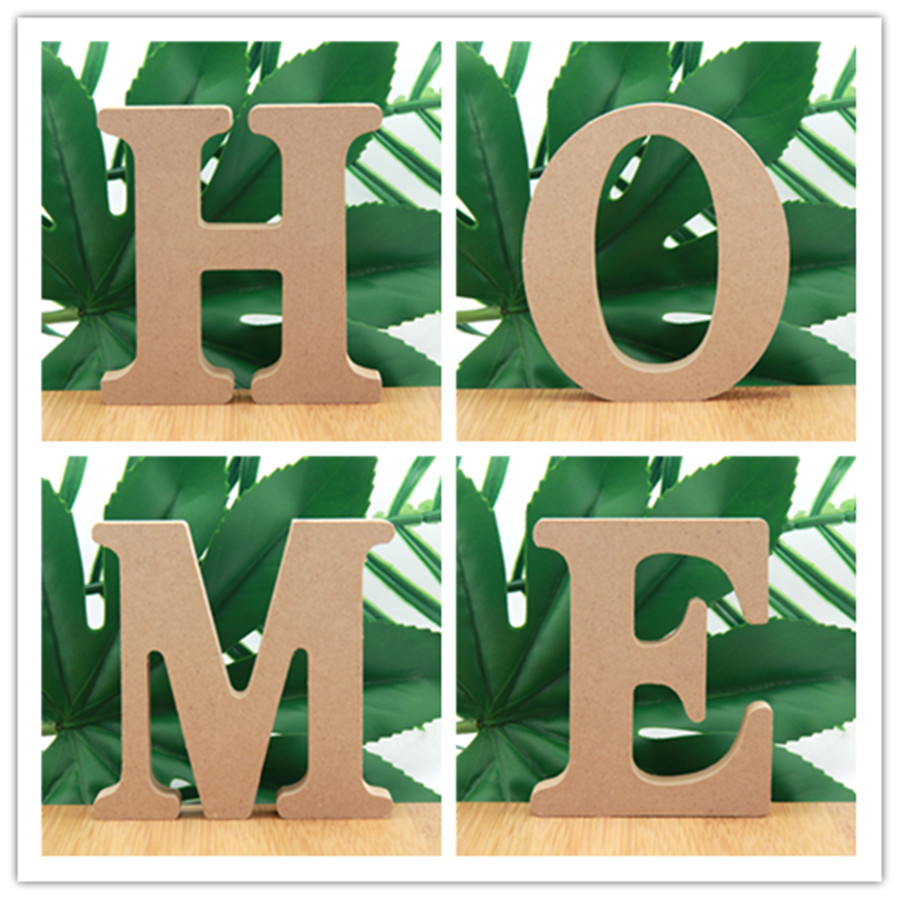 1pc 10cm Wood Color Wooden Let - Art Craft Names recension och pris