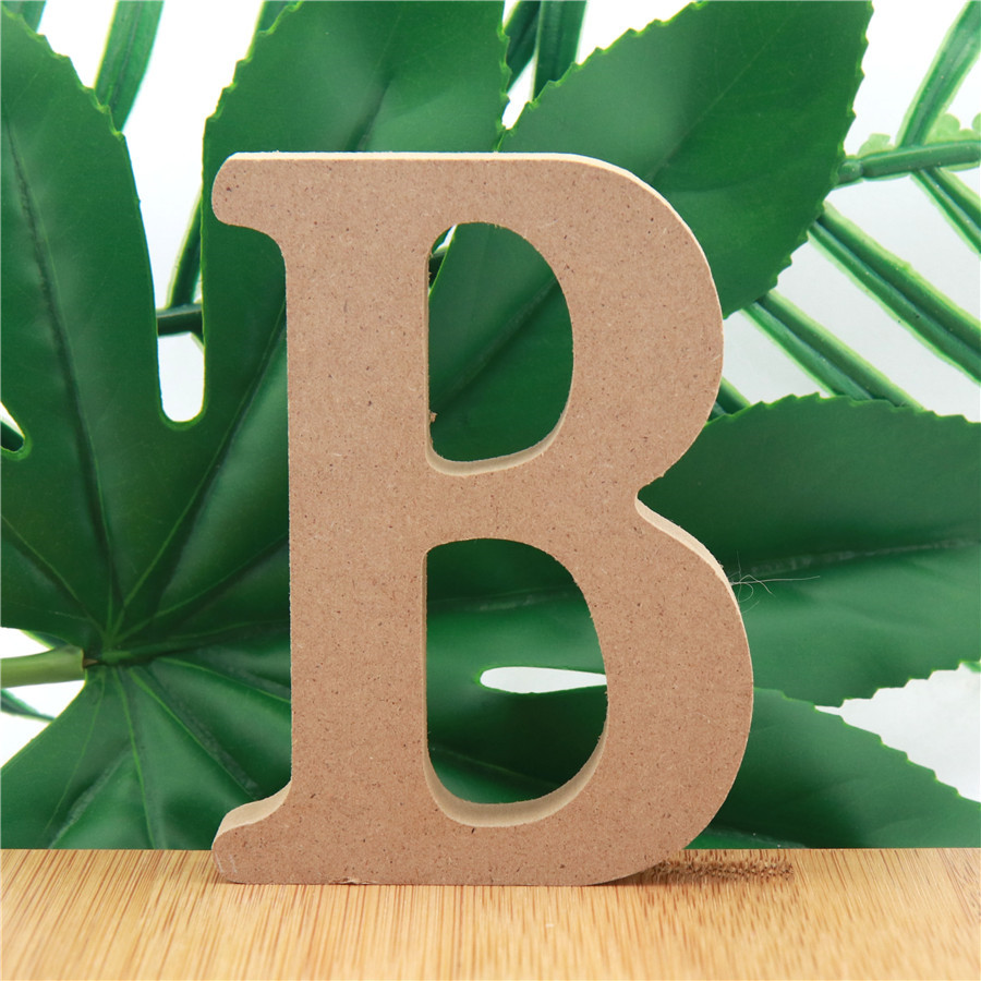 1pc 10cm Wood Color Wooden Let - Art Craft Names recension och pris