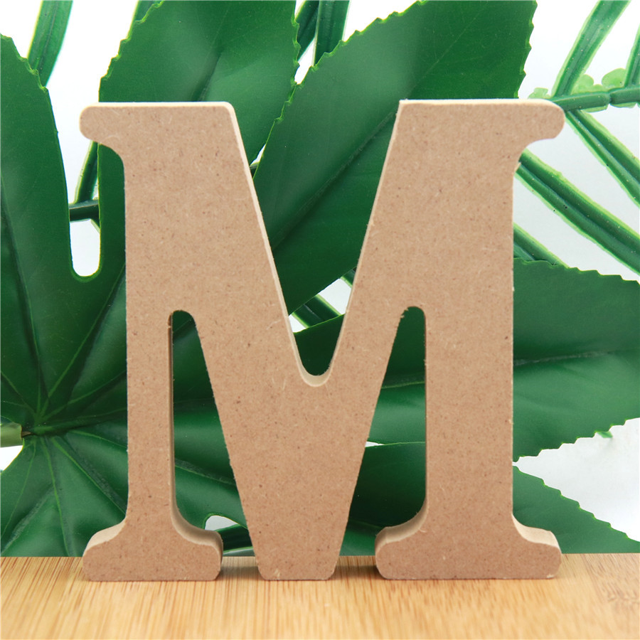 1pc 10cm Wood Color Wooden Let - Art Craft Names recension och pris