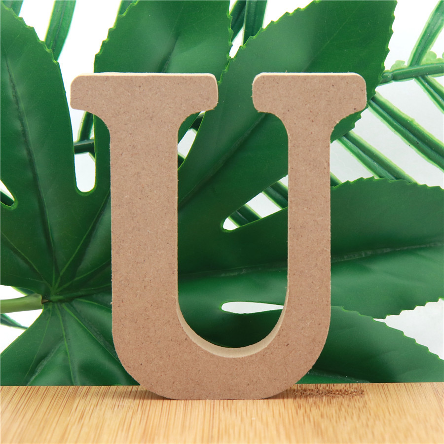1pc 10cm Wood Color Wooden Let - Art Craft Names recension och pris