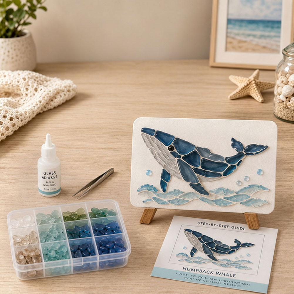 DIY Sea Glass Art Kit Sea Glas - Art Craft For Christmas recension och pris