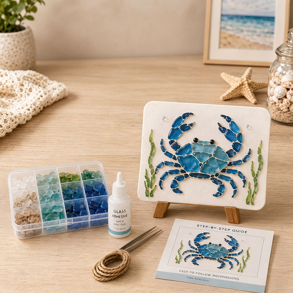 DIY Sea Glass Art Kit Sea Glas - Art Craft For Christmas recension och pris