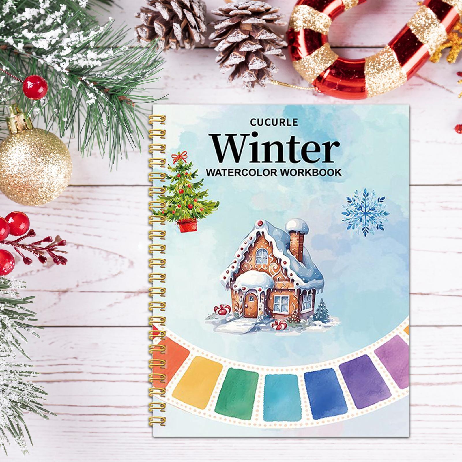 Beginner Watercolor Workbook C - Art Craft For Christmas recension och pris