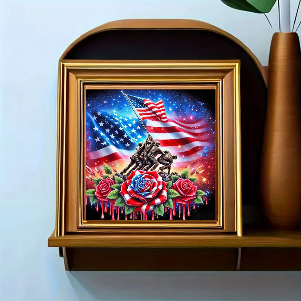 Warrior and Flower Pattern Dia - Art Craft Kits For Adults recension och pris