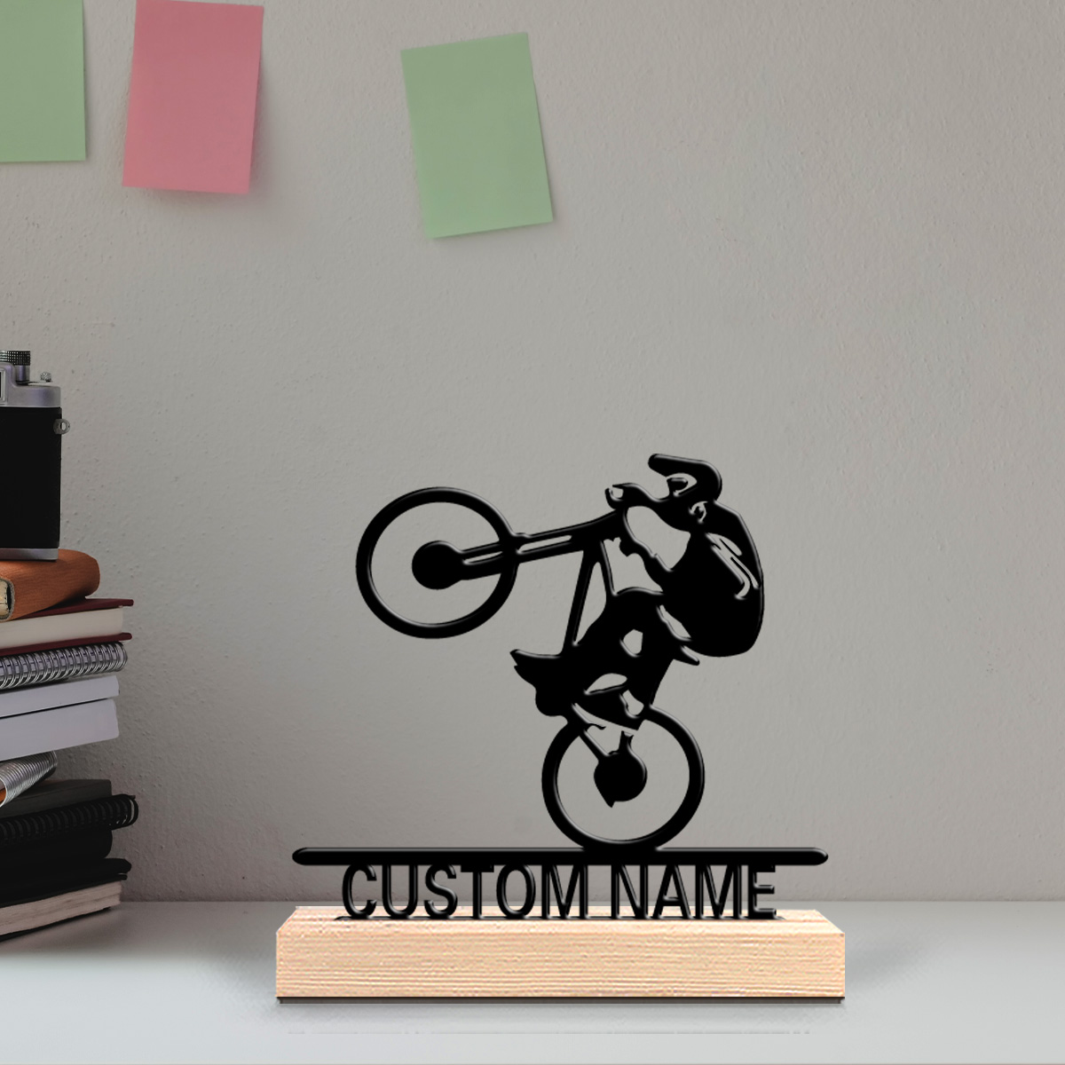 1pc Fashion bike Custom Name M - Art Craft Names recension och pris