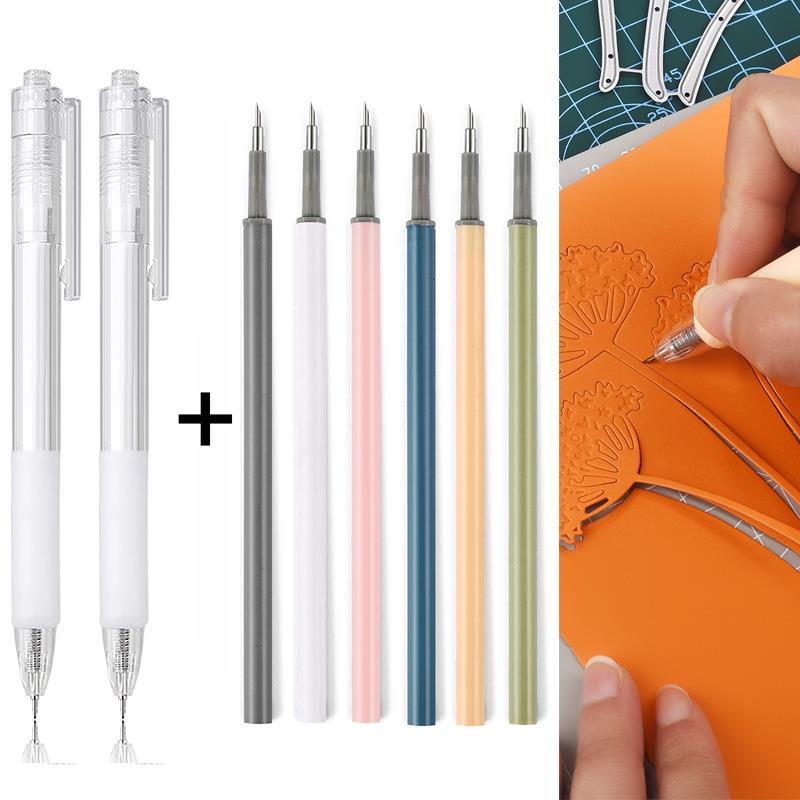2+6Pcs Knife Pen Refill Set Ar - Art Craft Knife recension och pris