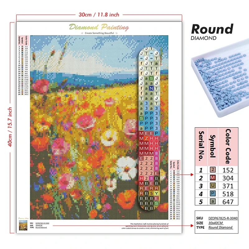 5D DIY Diamond Painting Kit Co - Art And Craft Sunglasses recension och pris