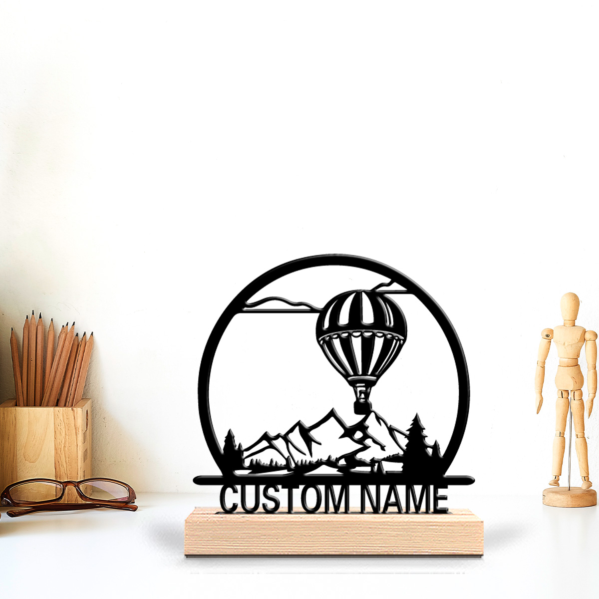 1pc Hot air balloon Customized - Art Craft Material recension och pris