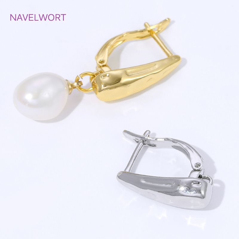 18K Gold Plated Smooth Earring - Art Craft Diy recension och pris