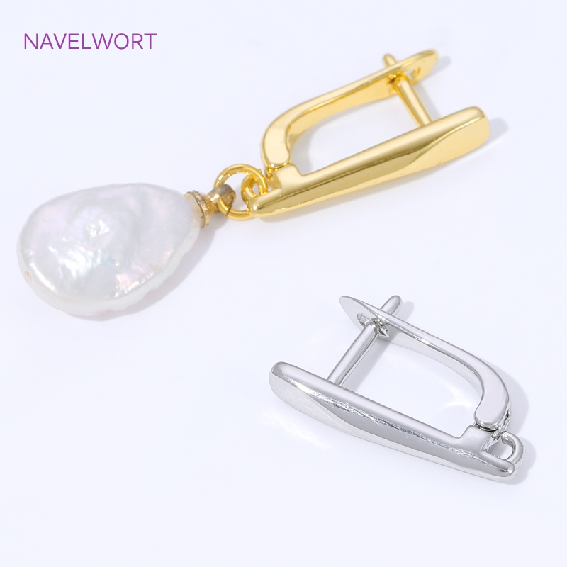 18K Gold Plated Smooth Earring - Art Craft Diy recension och pris