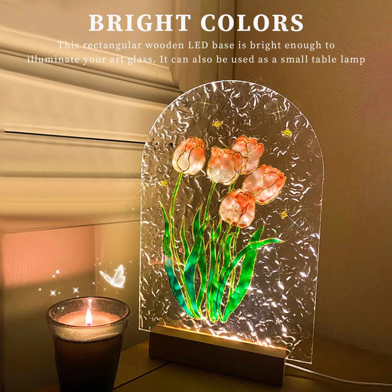 1-10pcs LED Wood Light Display - Light Art And Craft recension och pris