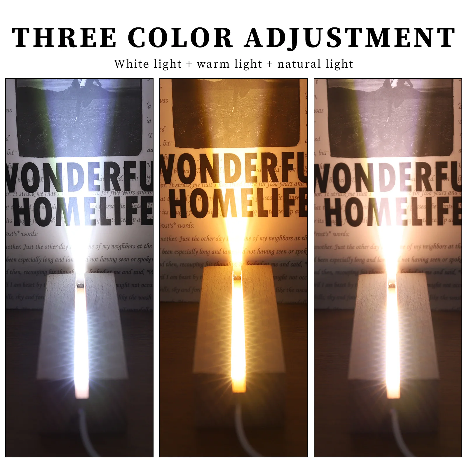 1-10pcs LED Wood Light Display - Light Art And Craft recension och pris