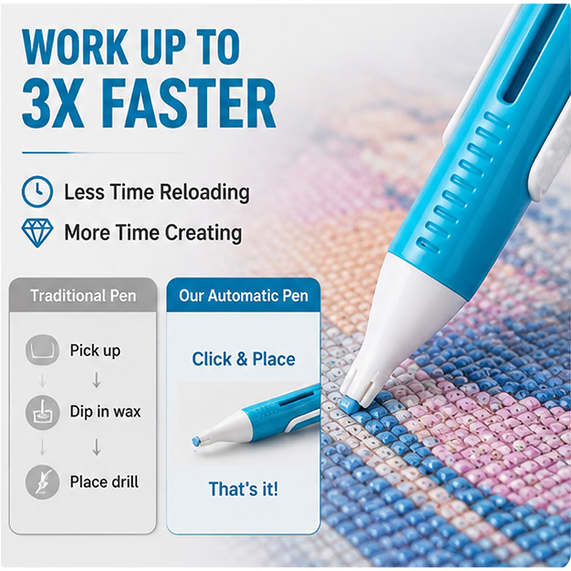 Automatic Diamond Painting Bea - Art Craft Kits For Adults recension och pris