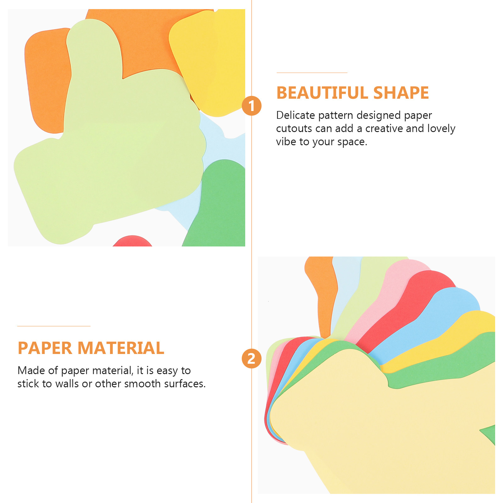 54Pcs Delicate Paper Cutouts C - Art Craft Diy recension och pris