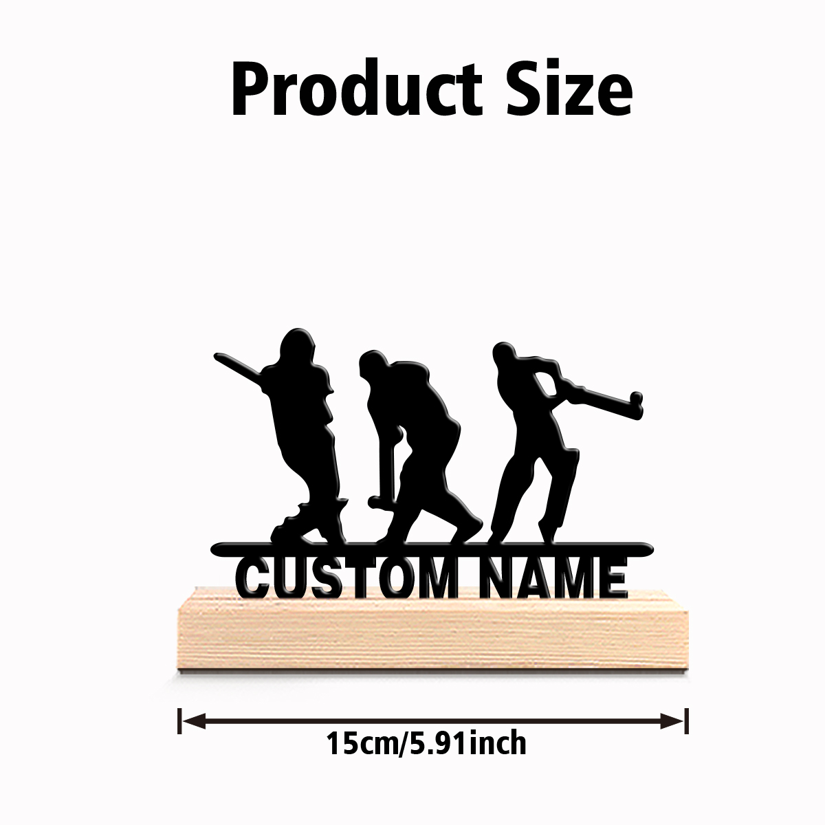 1pc Creative sport Custom Name - Art Craft Names recension och pris