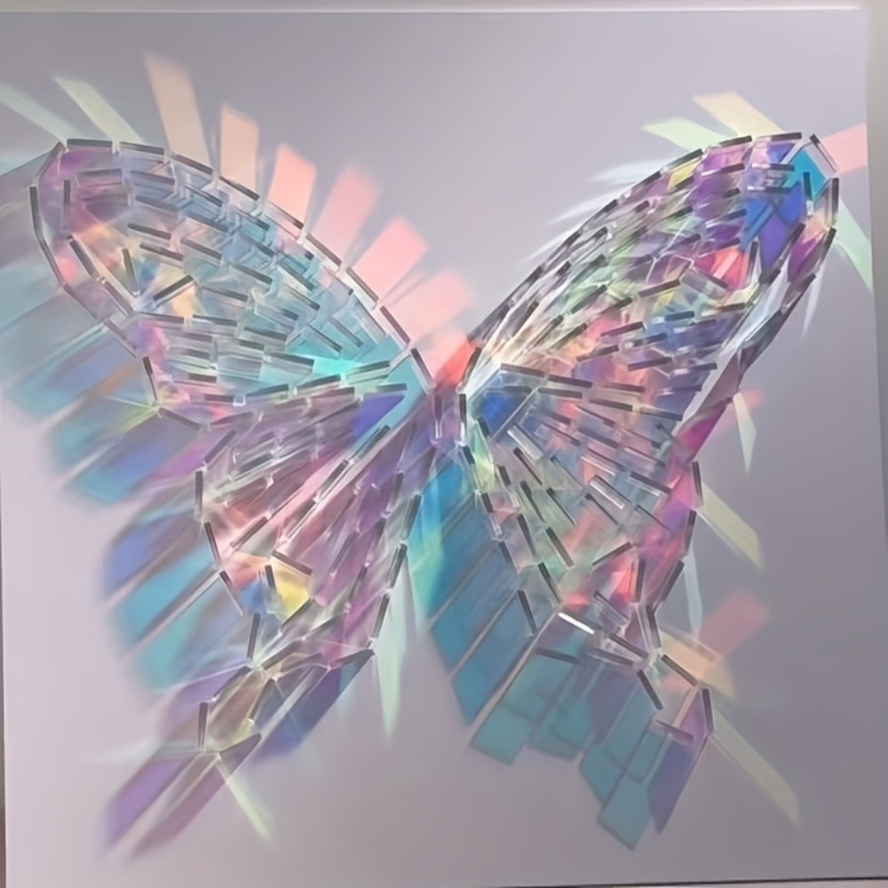 Iridescent Acrylic Mirror Tile - Art Craft Material recension och pris