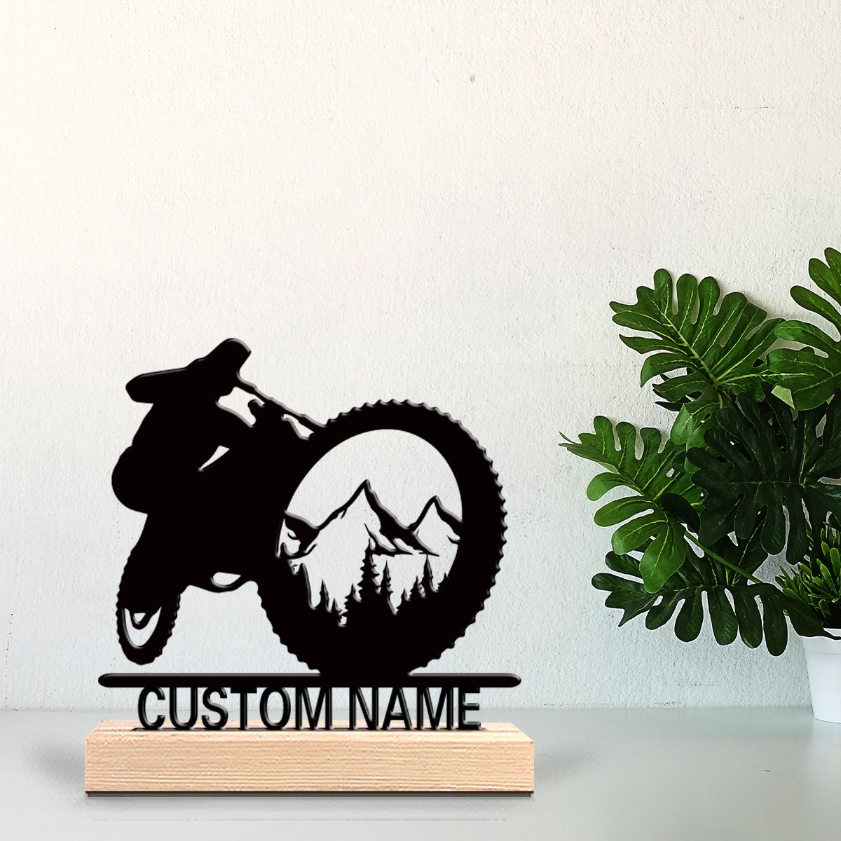1pc Motorcycle Mountain View C - Art Craft Names recension och pris