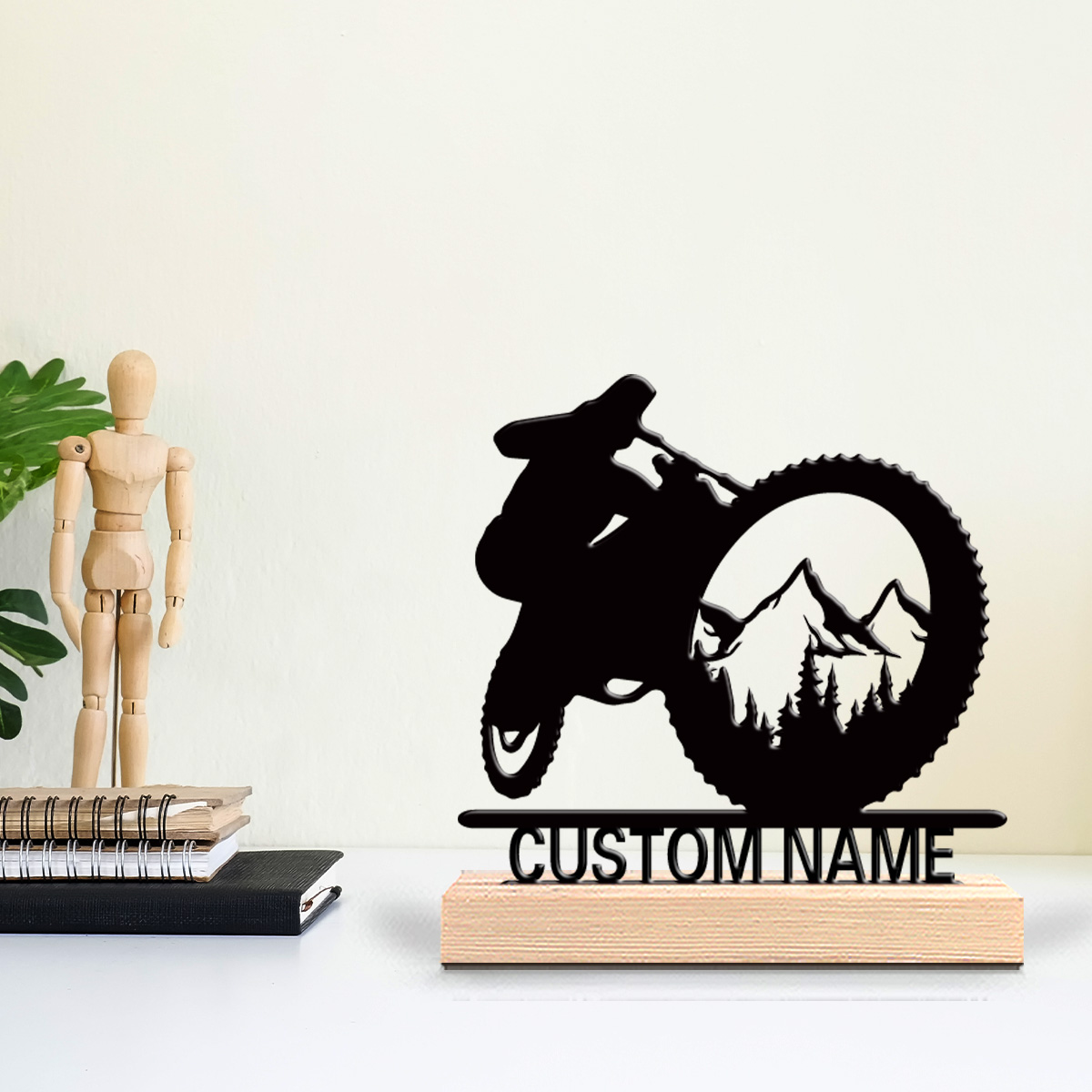1pc Motorcycle Mountain View C - Art Craft Names recension och pris