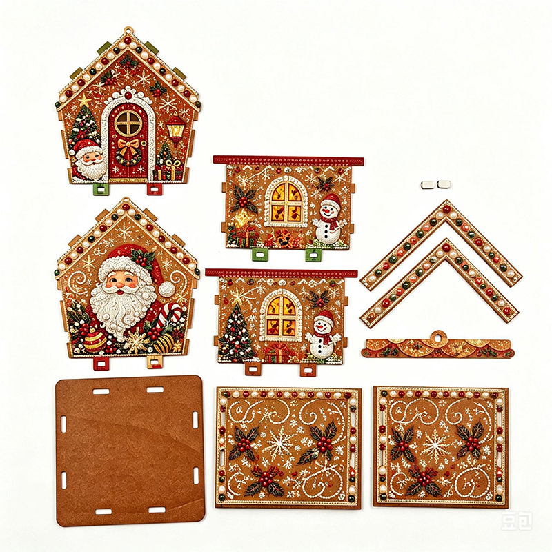 Christmas Cottage Plymagic Diy - Art Craft For Christmas recension och pris