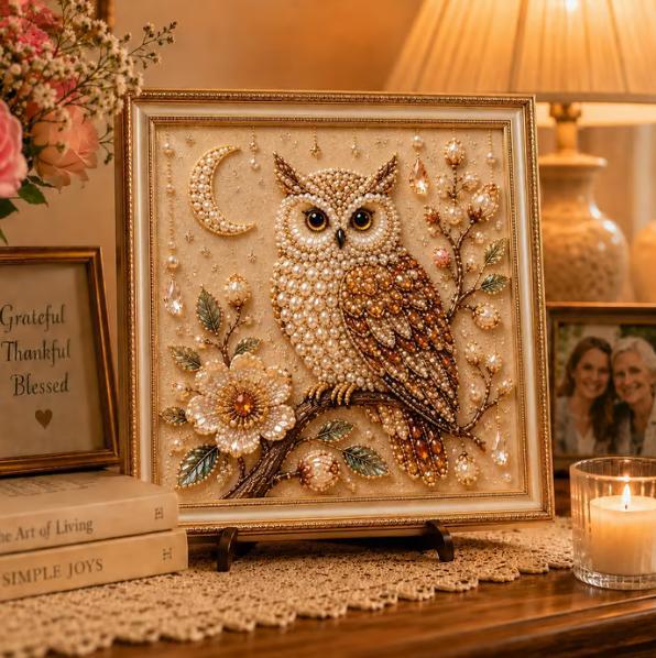 Owl Diamond Pearl Art DIY Pain - Art Craft Kits For Adults recension och pris