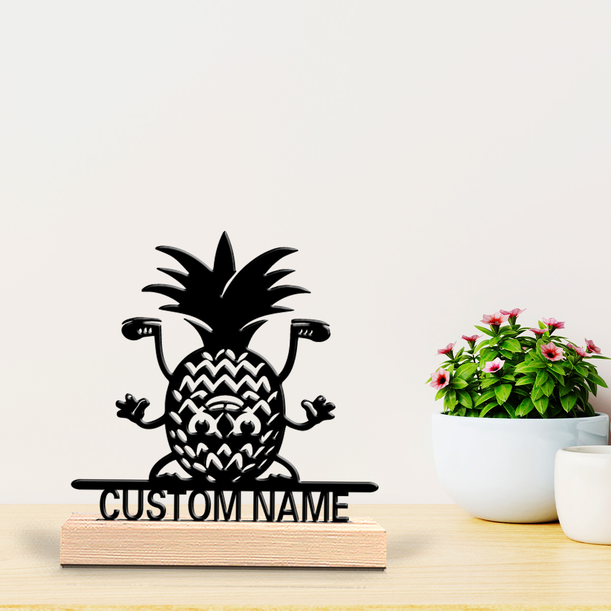 1pc Fashion Pineapple Custom N - Art Craft Names recension och pris