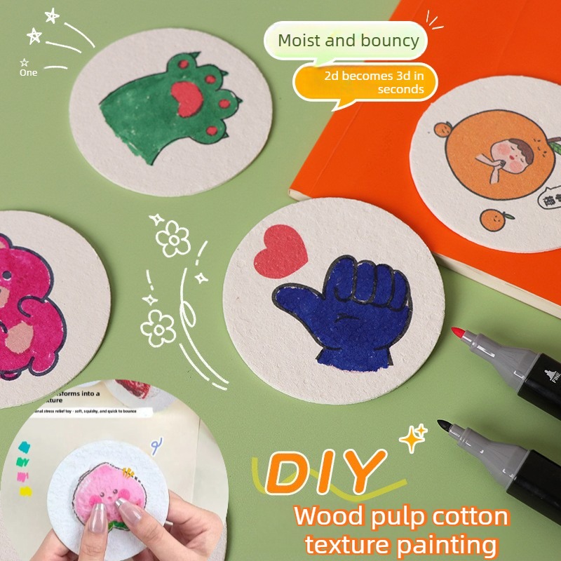 3D Puffy Foam Texture Painting - Art Craft Halloween Preschool recension och pris