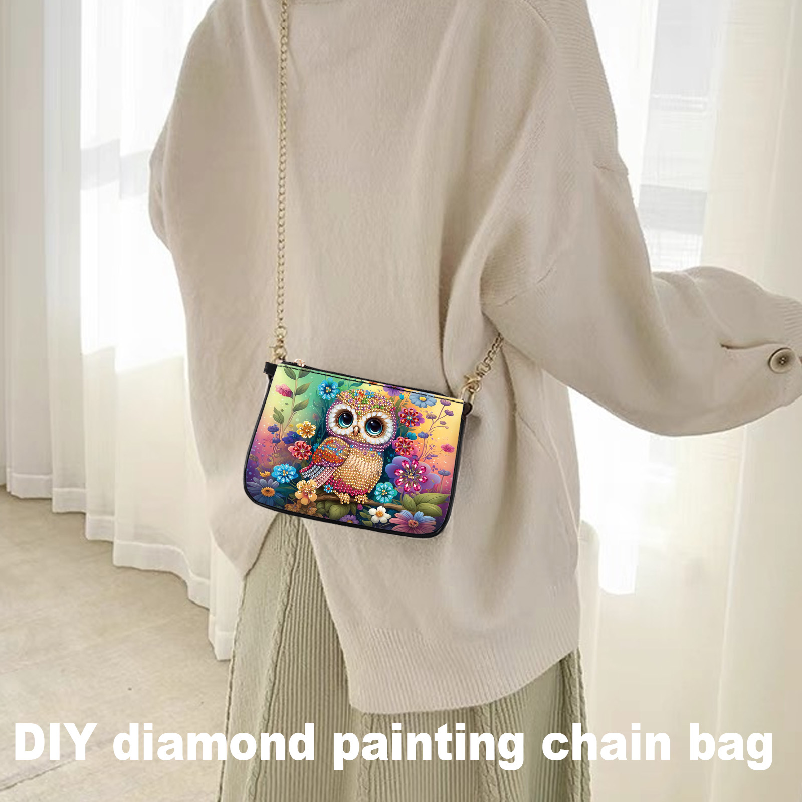 Colorful Owl Diamond Art Paint - Art Craft Kits For Adults recension och pris