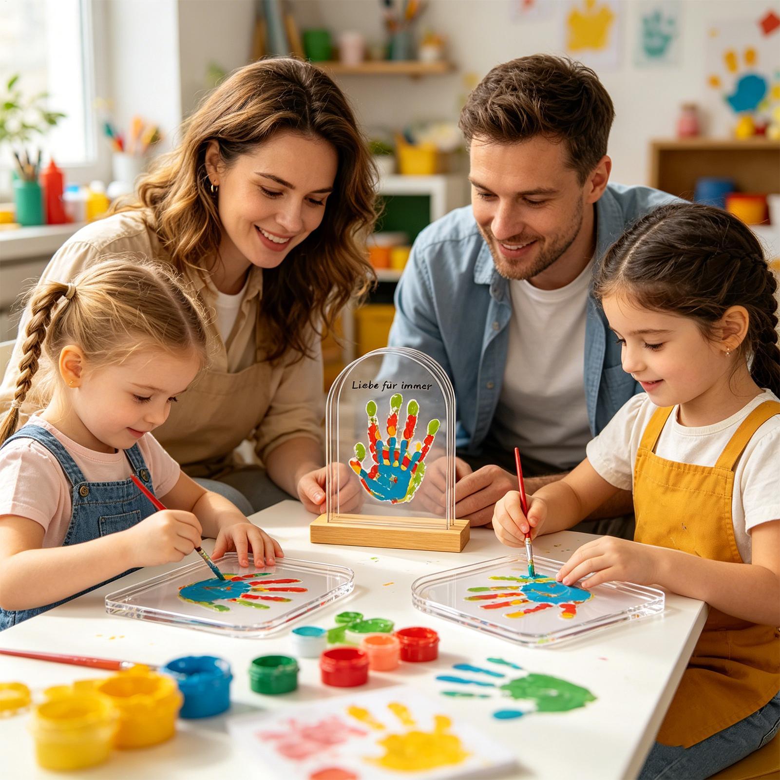 Family Handprint Kit with Ligh - Light Art And Craft recension och pris