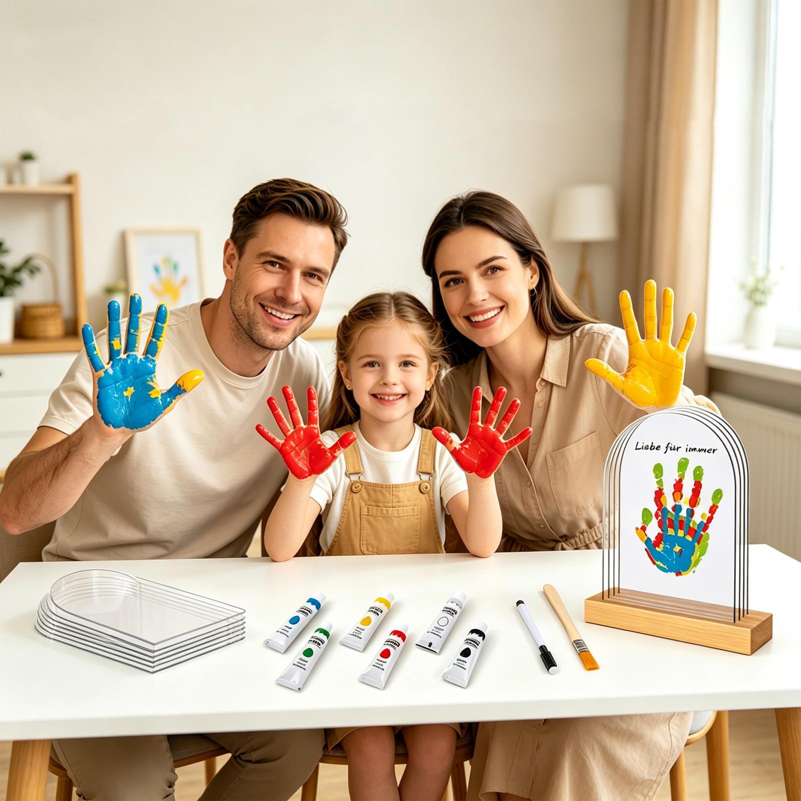 Family Handprint Kit with Ligh - Light Art And Craft recension och pris
