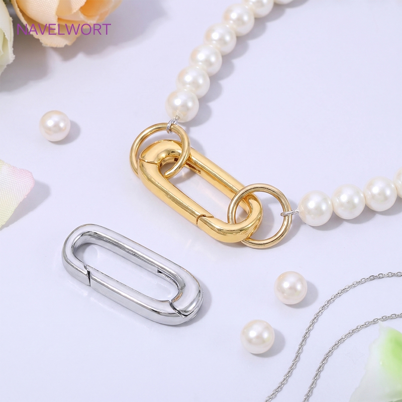 1/2/4Pcs 18K Gold Plated Oval  - Art Craft Diy recension och pris