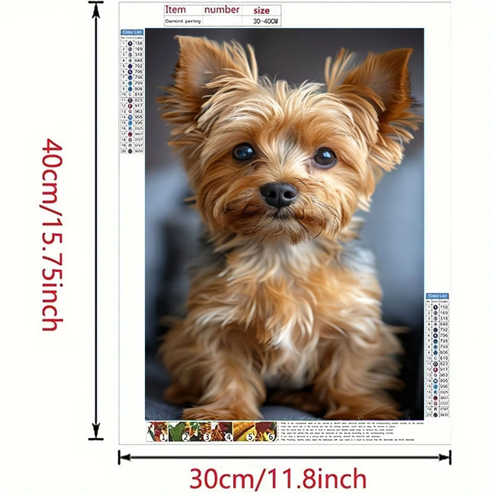 Cute Dog Pattern Diamond Paint - Art Craft Kits For Adults recension och pris