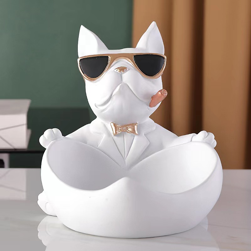 Cool Dog Statue Bulldog Statue - Art And Craft Sunglasses recension och pris