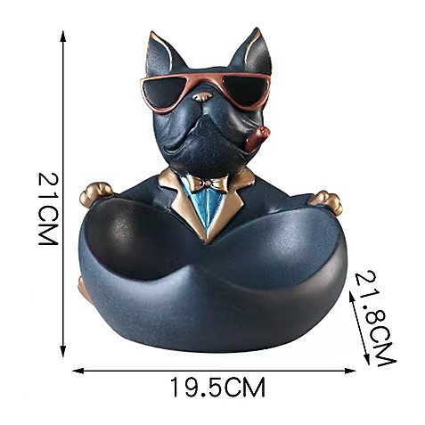 Cool Dog Statue Bulldog Statue - Art And Craft Sunglasses recension och pris