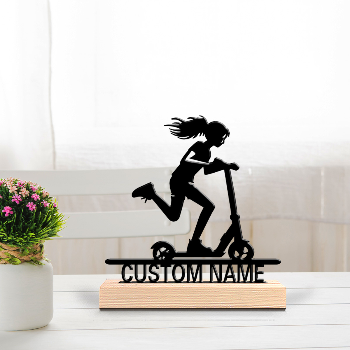 1pc scooter Custom Name Tin St - Art Craft Names recension och pris