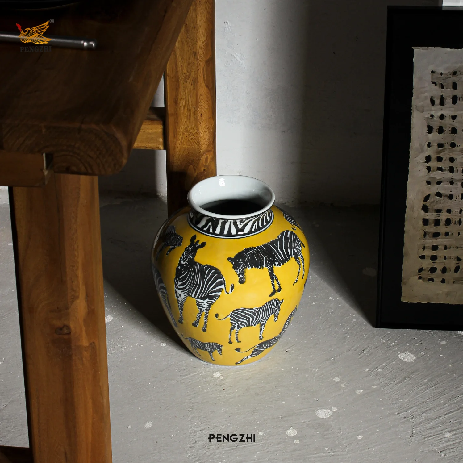 Creative Ceramic Vase Zebra Pa - Art Craft Zebra recension och pris