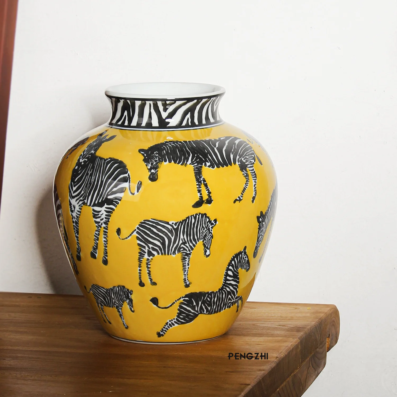 Creative Ceramic Vase Zebra Pa - Art Craft Zebra recension och pris