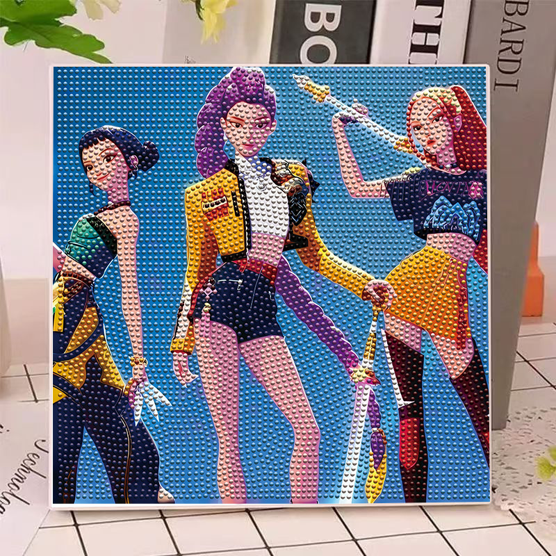 Anime Hunters Gilrs Lumi Mila  - Art Craft Diy recension och pris