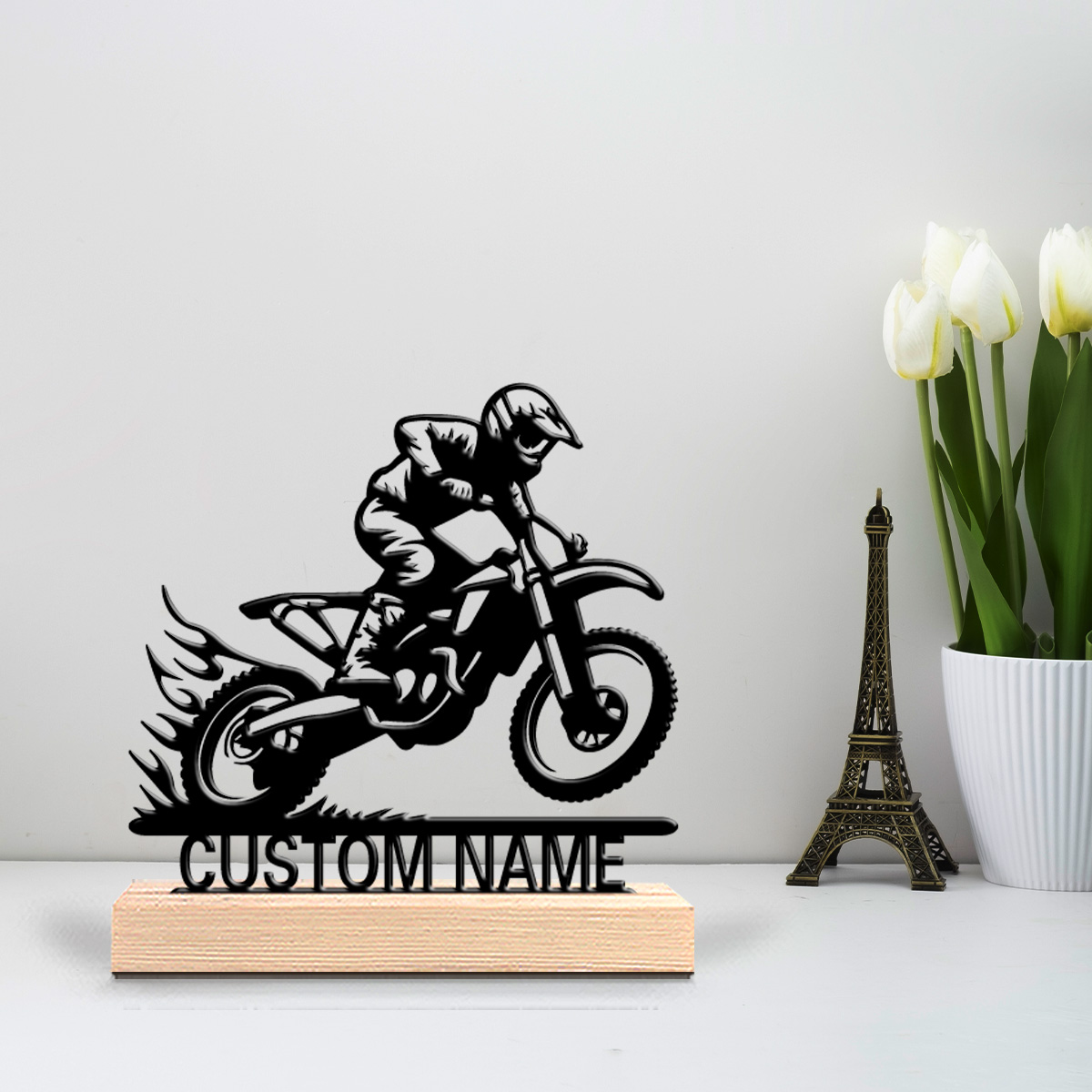 1pc Simple Motorcyclist Custom - Art Craft Names recension och pris
