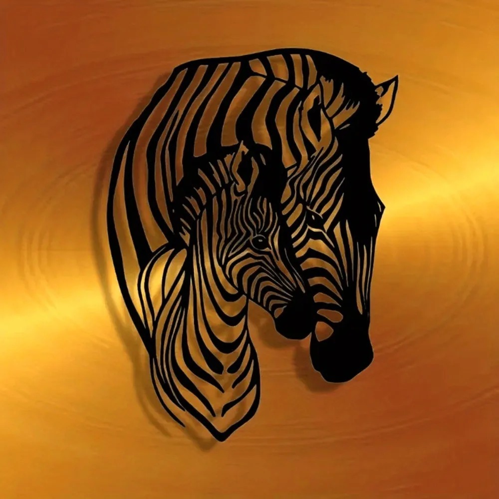 Brand Zebra Family Metal Wall  - Art Craft Zebra recension och pris